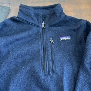 Patagonia 1/4 zip navy